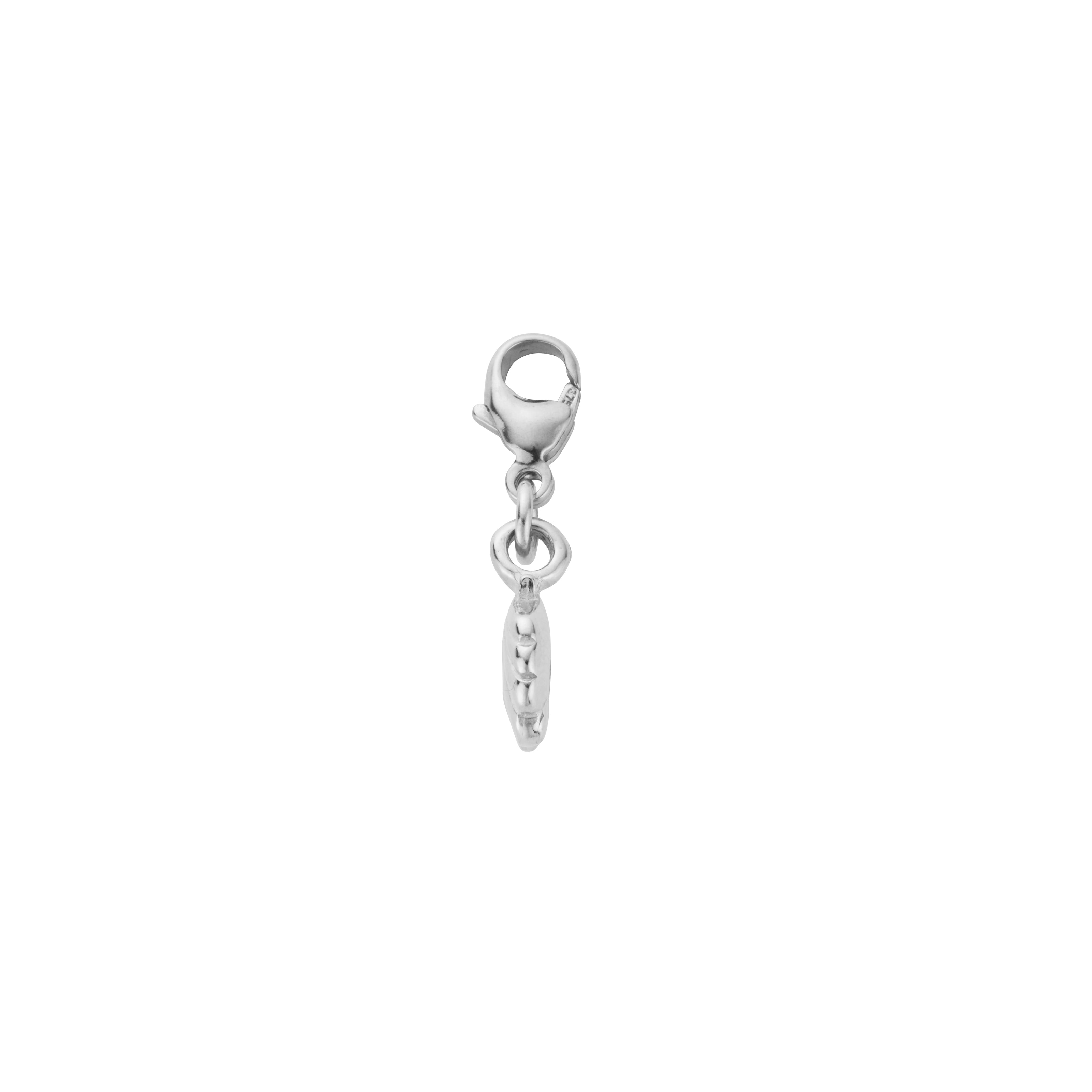 Silver Mini Scallop Shell Lobster Charm