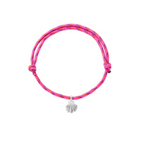 Silver Scallop Shell Speckled Sailing Rope