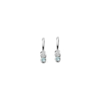 Silver Mini Blue Topaz Gift Set