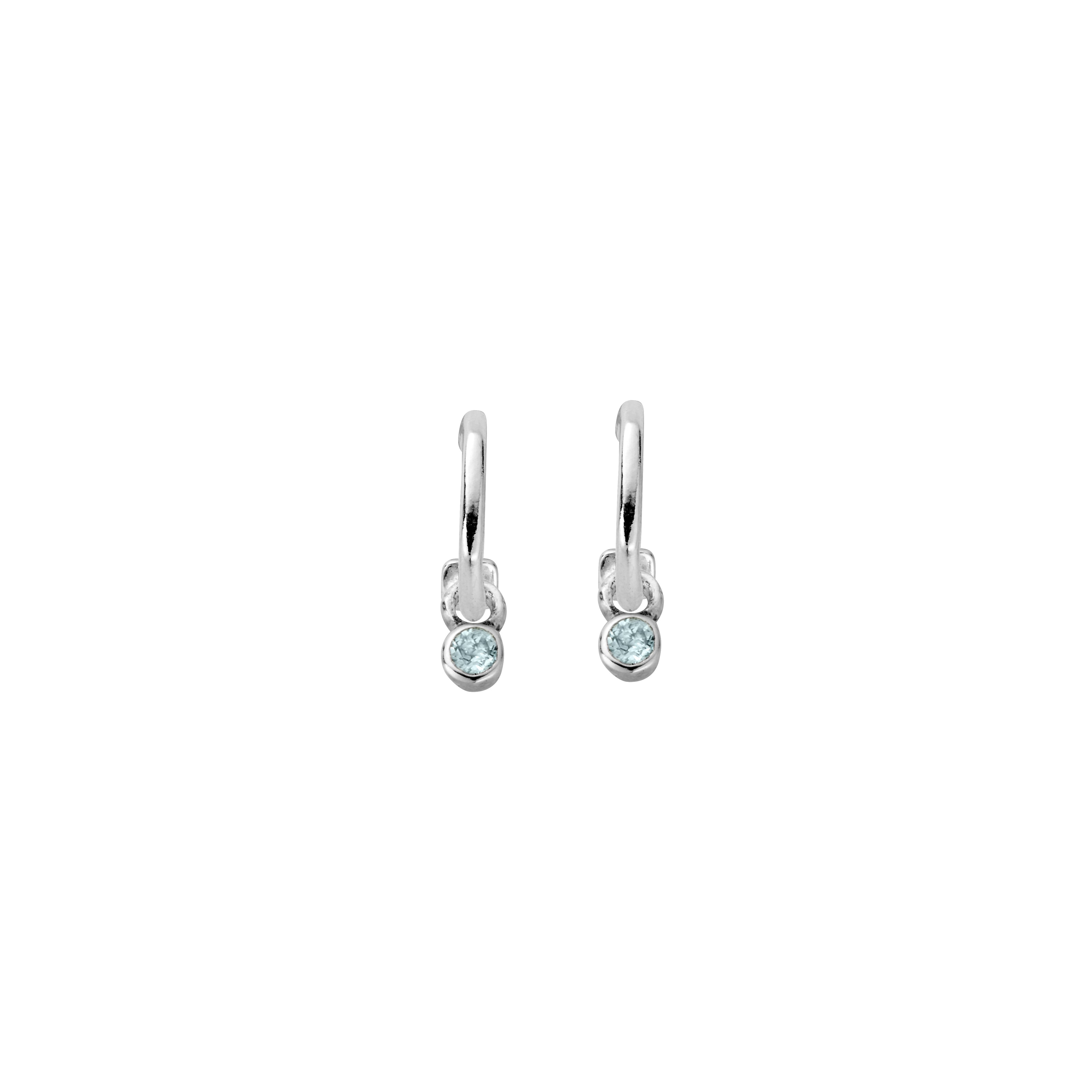 Silver Mini Blue Topaz Gift Set