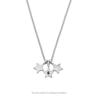 Silver Trio Guiding Star Necklace