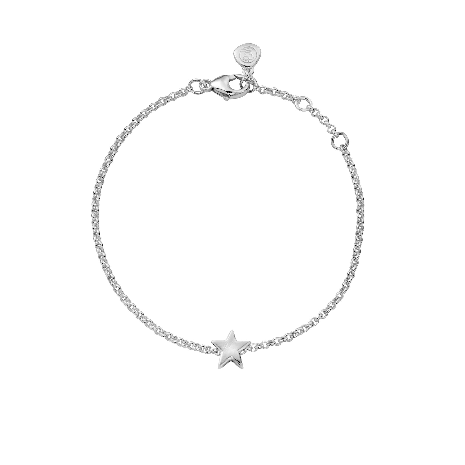 Silver Wishing Star Chain Bracelet