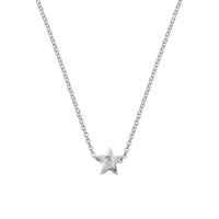 Silver Wishing Star Necklace