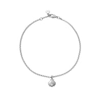 Silver Scallop Shell Anklet
