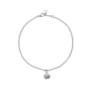 Silver Scallop Shell Anklet