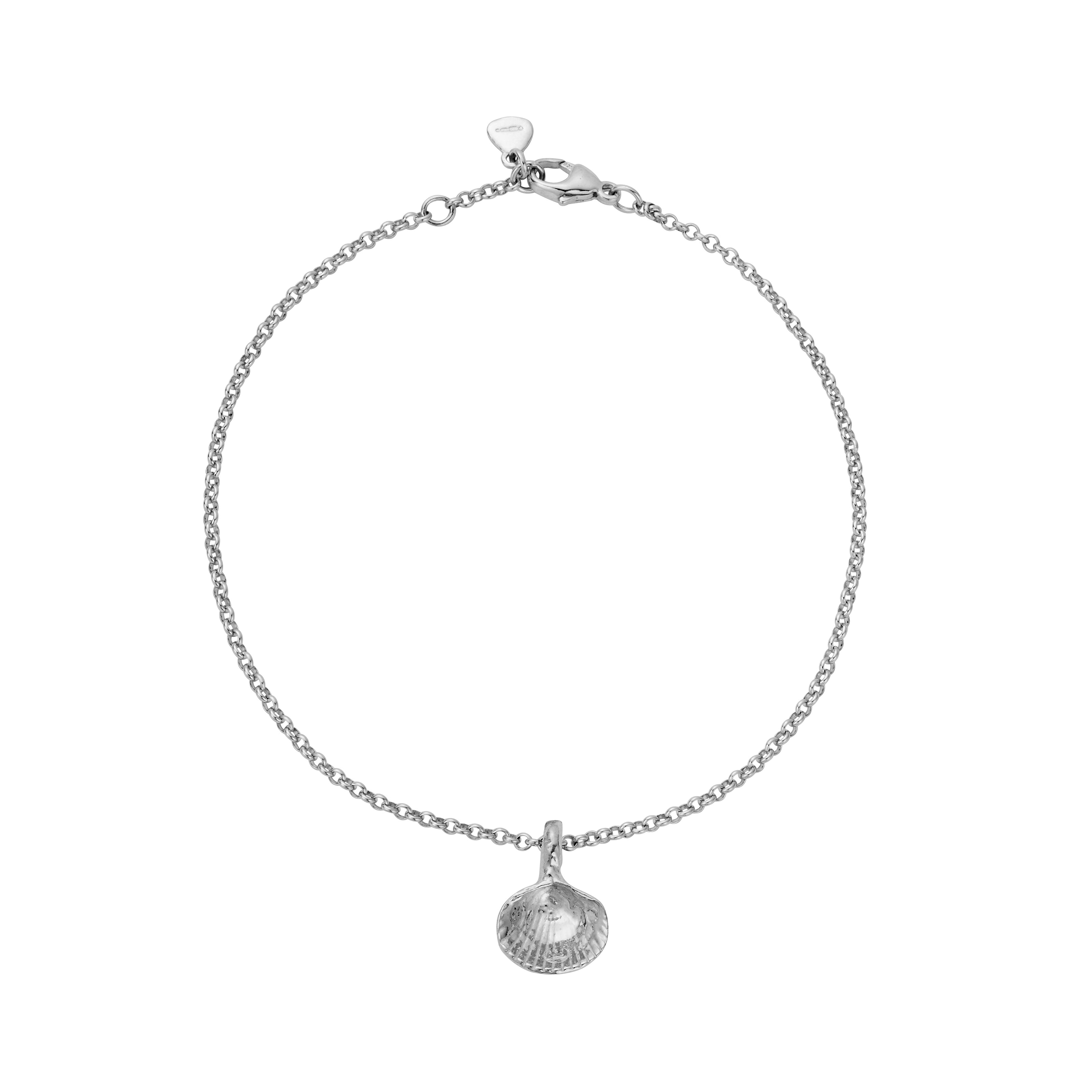 Silver Mini Shell Anklet