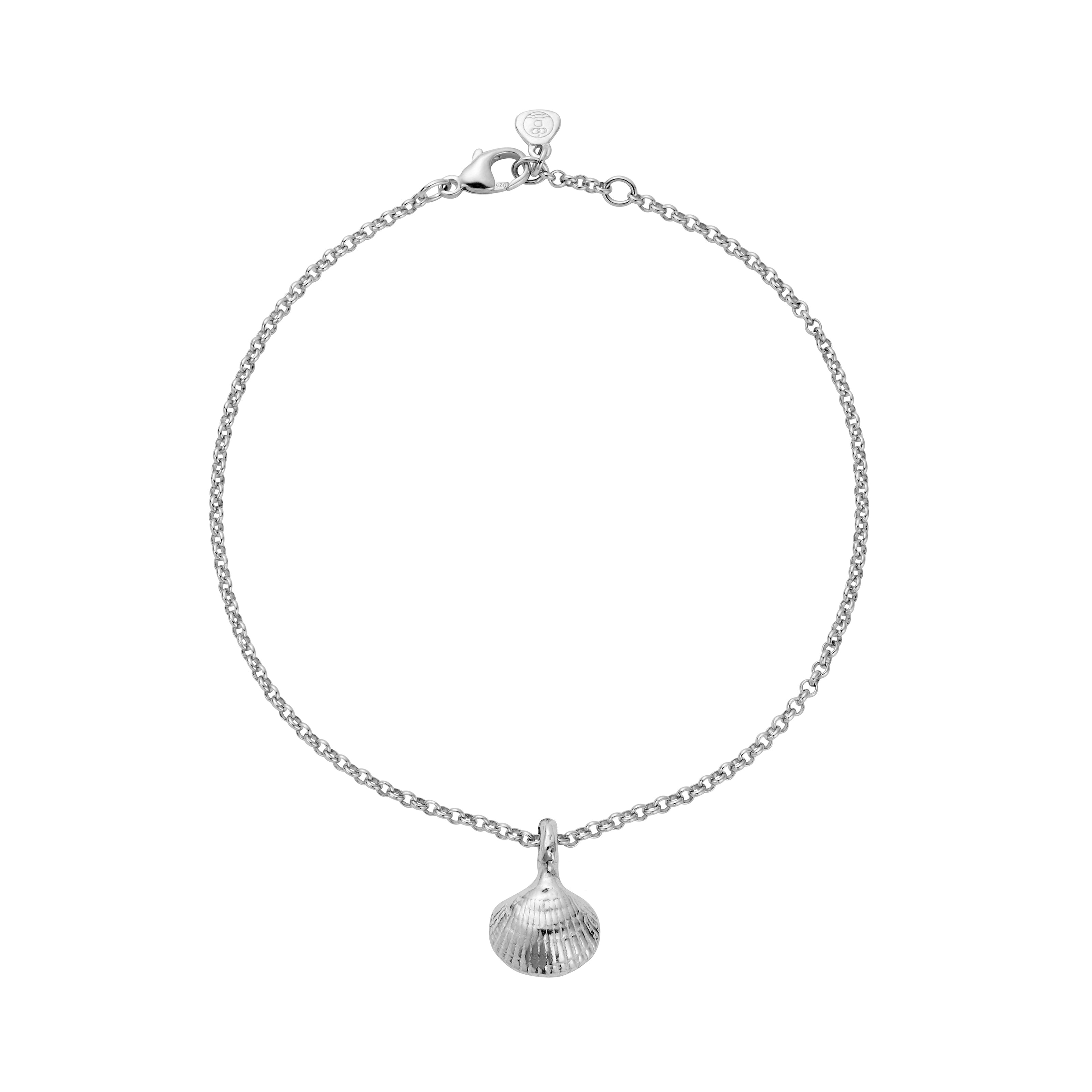 Silver Mini Shell Anklet