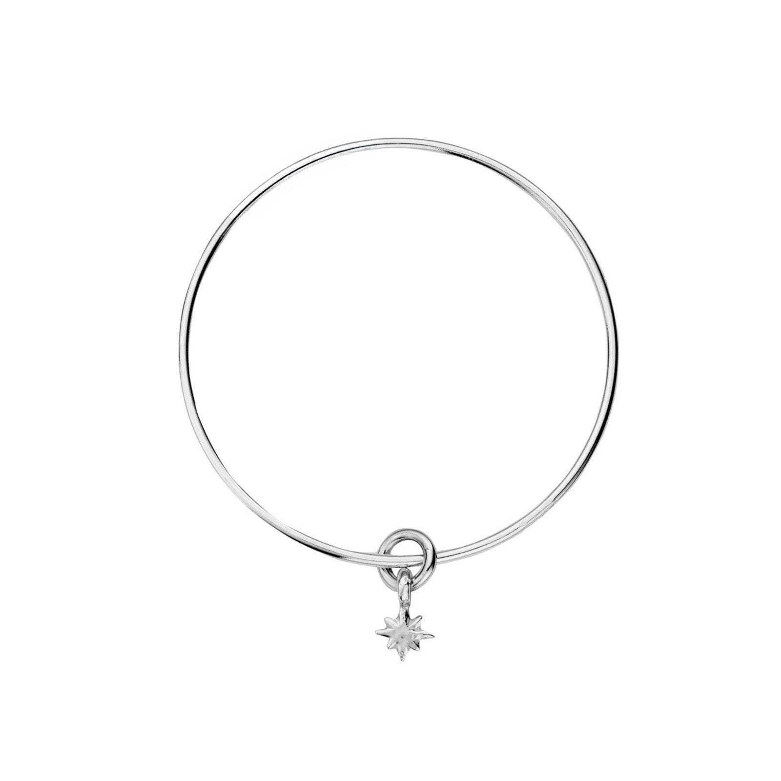 Silver Baby North Star Bangle