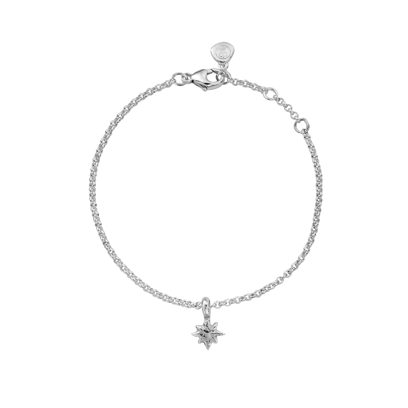 Silver Baby North Star Chain Bracelet