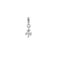Silver Baby Shamrock Lobster Charm