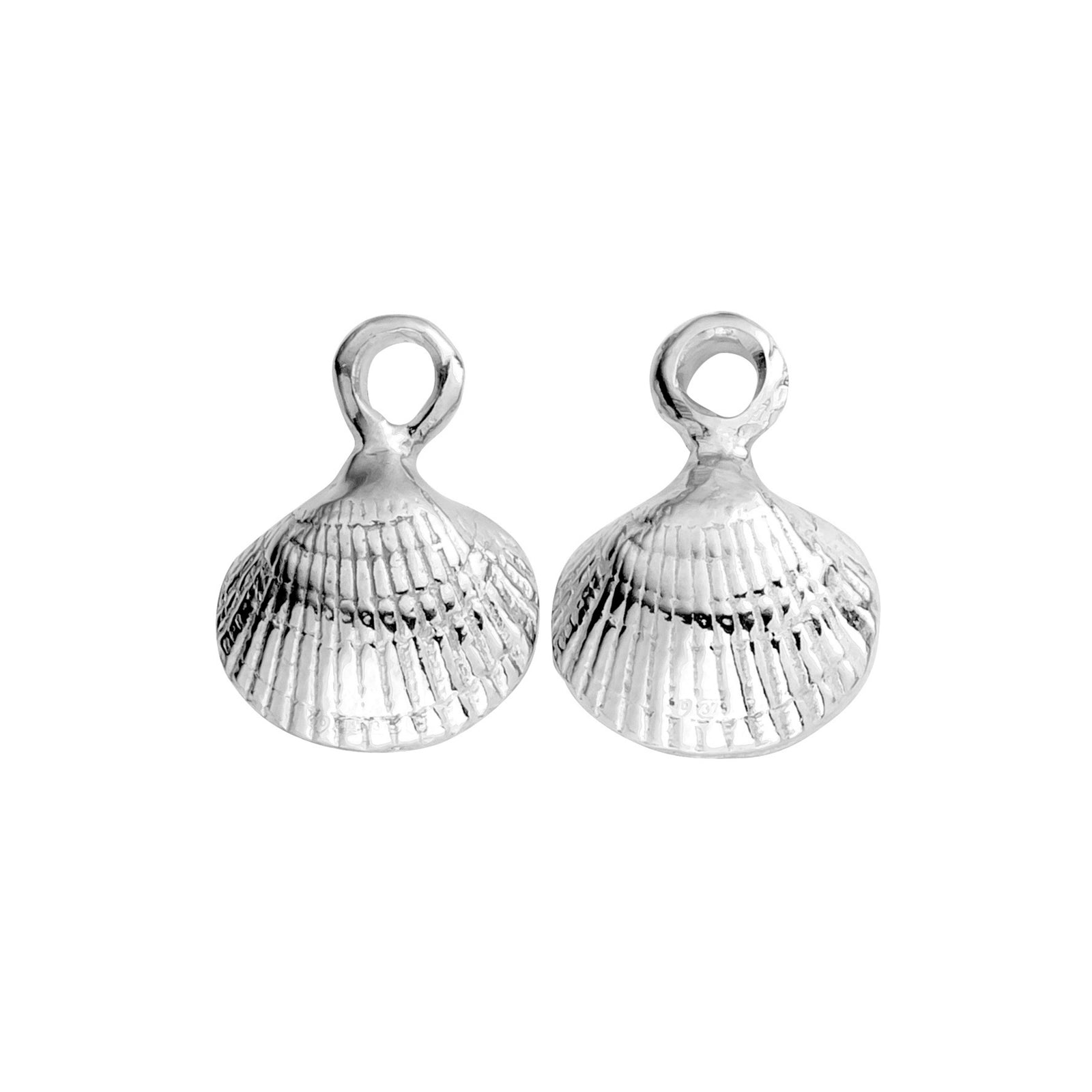 Silver Mini Shell Earring Charms