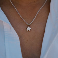 Silver & Gold Guiding Star Necklace