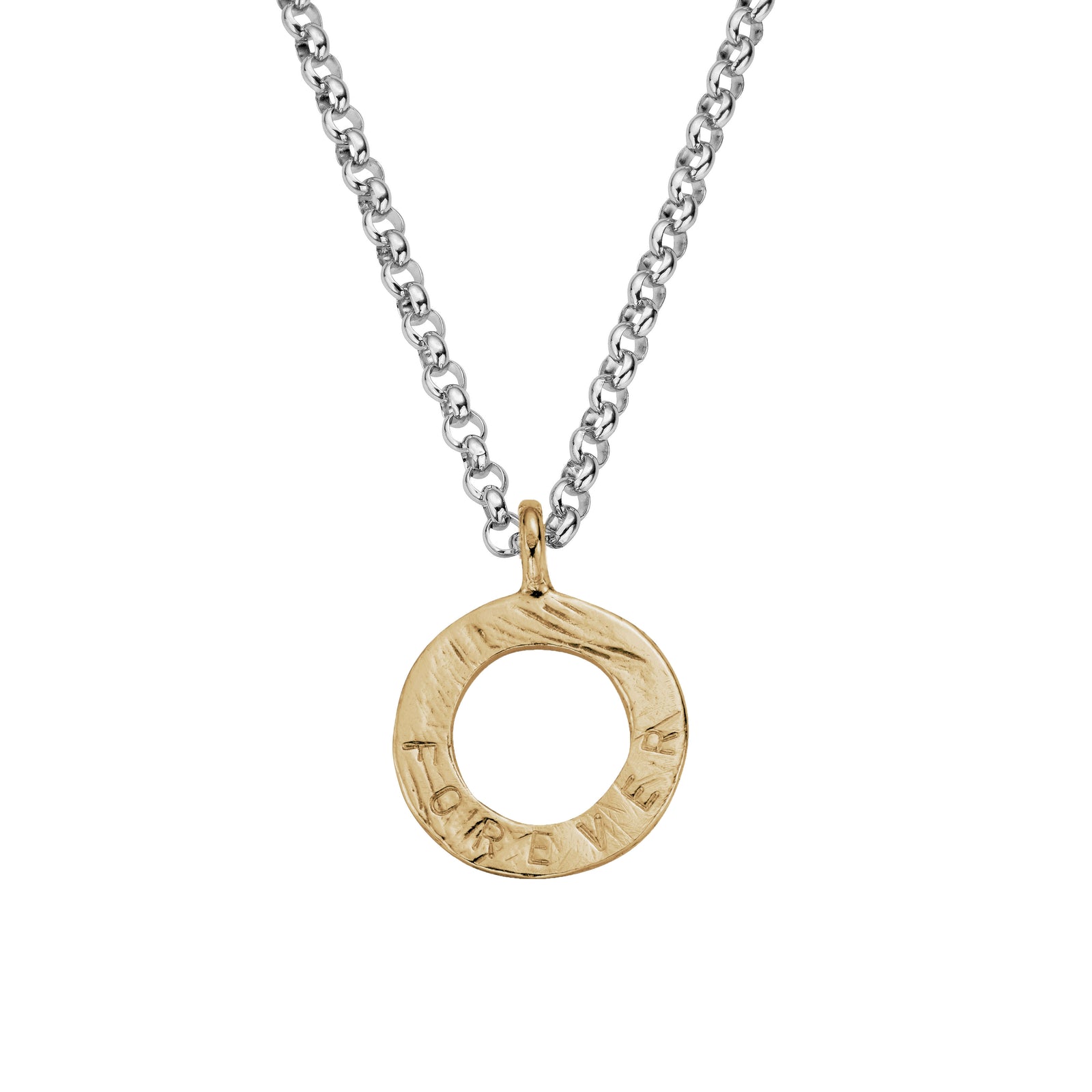 Silver & Gold Maxi Forever Necklace