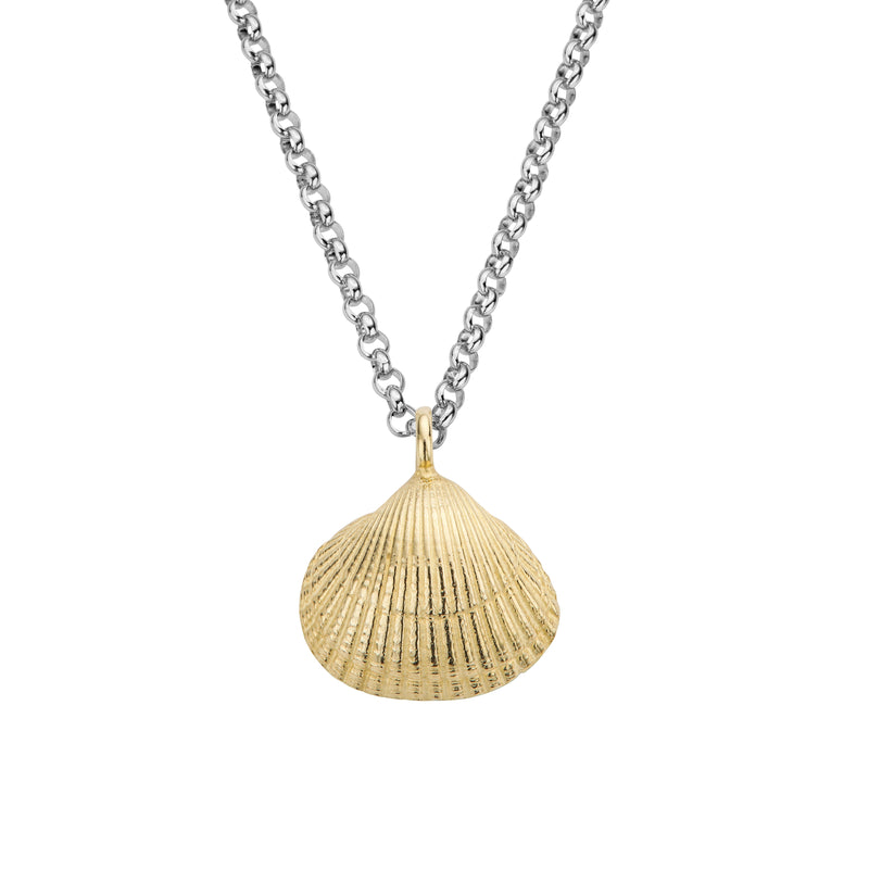 Silver & Gold Maxi Shell Necklace