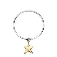 Silver & Gold Maxi Star Bangle