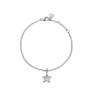 Silver Guiding Star Chain Bracelet