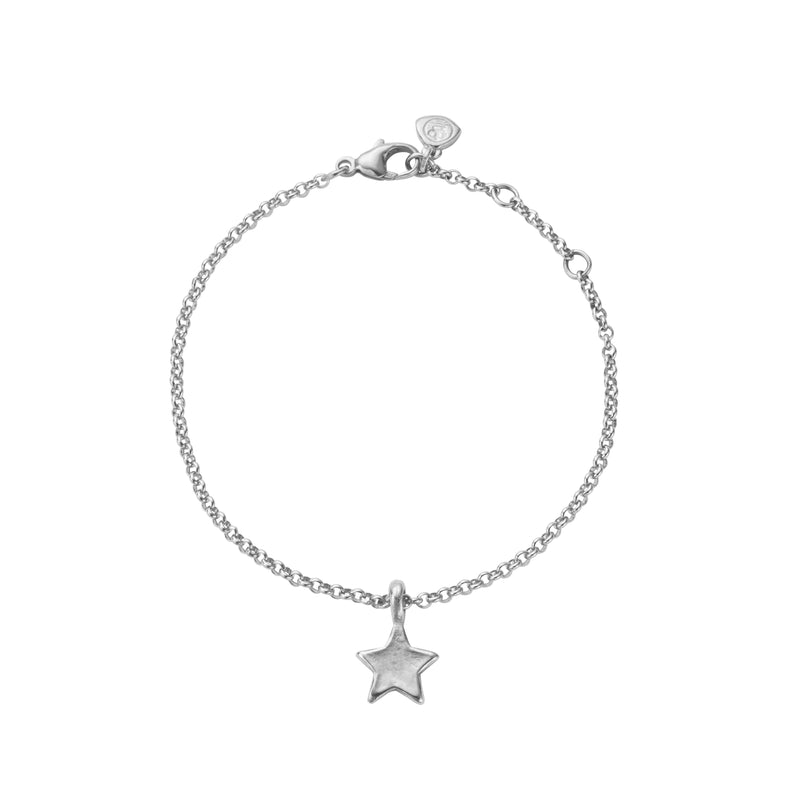 Silver Guiding Star Chain Bracelet