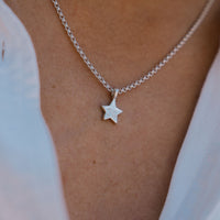 Silver Guiding Star Necklace