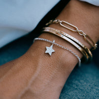 Silver Guiding Star Chain Bracelet