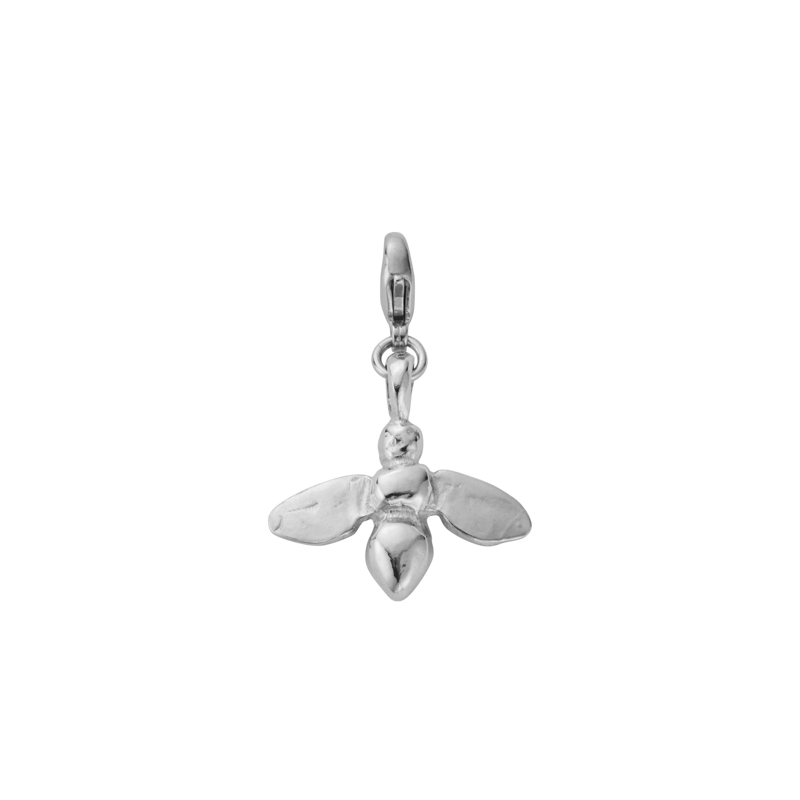 Silver Large Honey Bee Lobster Charm