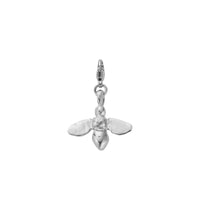 Silver Large Honey Bee Lobster Charm