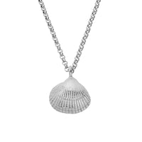 Silver Maxi Shell Necklace