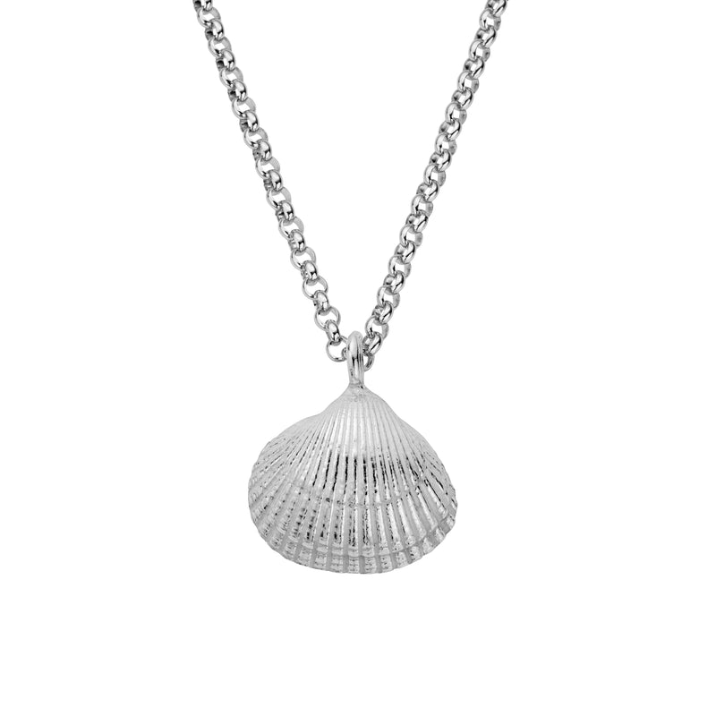 Silver Maxi Shell Necklace