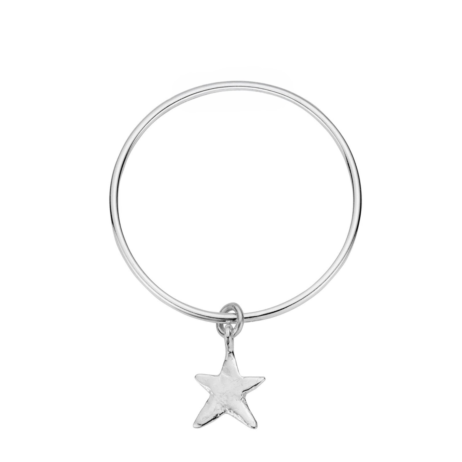 Silver Maxi Star Bangle