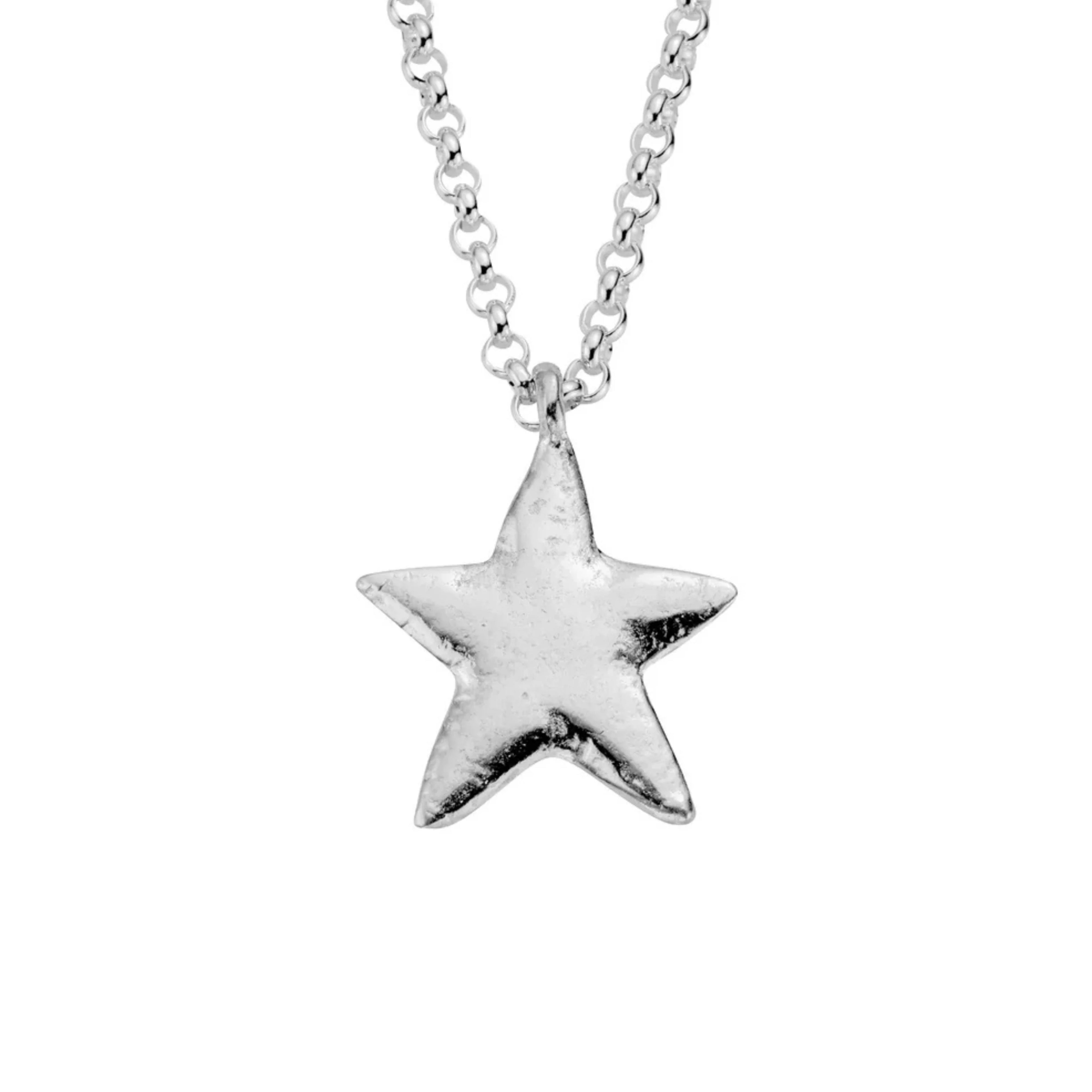 シルバーダイアモンド　⭐︎美品⭐︎ silver diamond Silver_Maxi_Star_Necklace_-