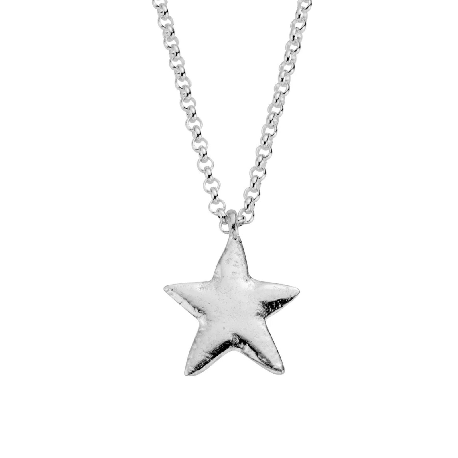 Silver Maxi Star Necklace