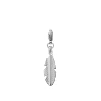 Silver Medium Feather Lobster Charm