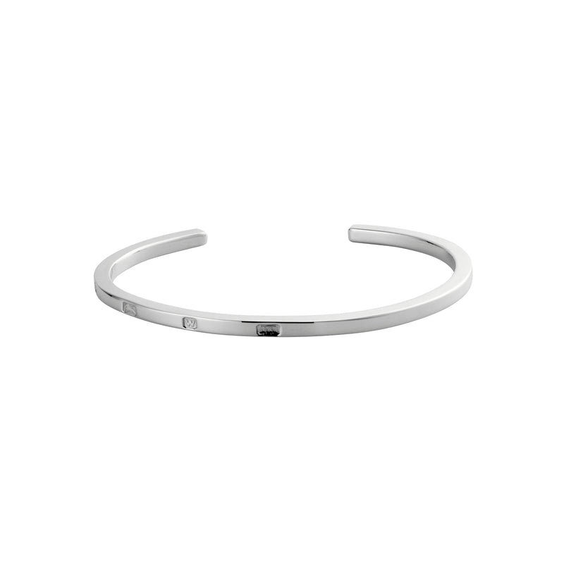 Silver Feature Hallmark Cuff