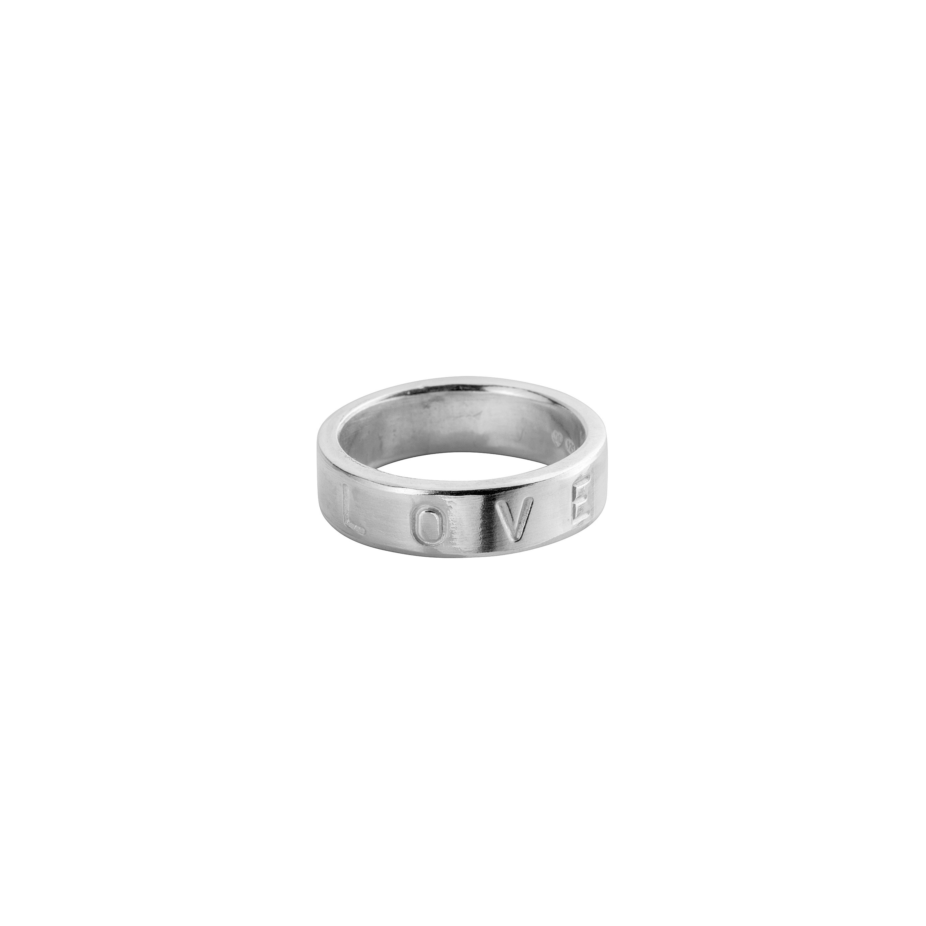 Silver Midi Signature Ring