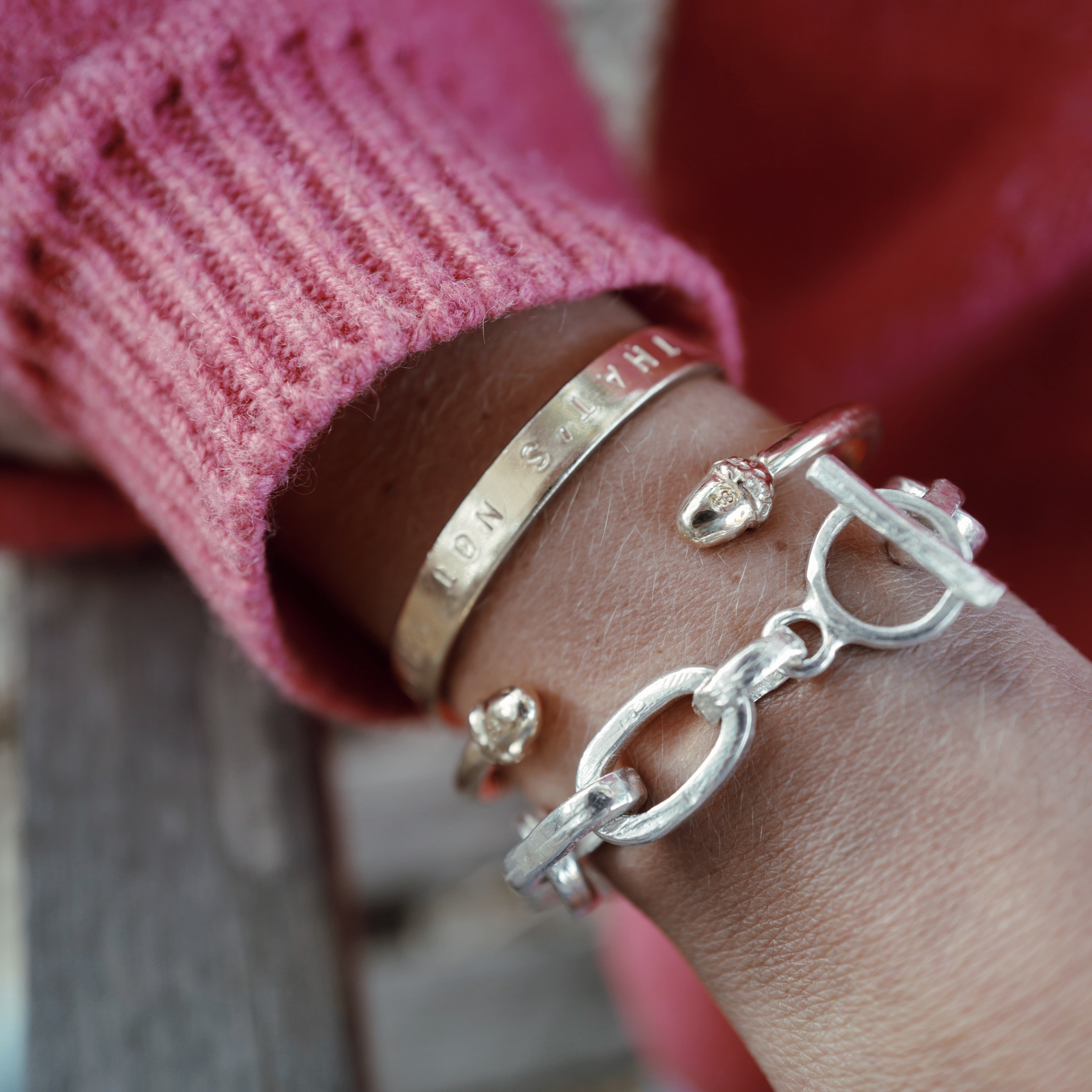 Silver Mighty Oak Cuff – Daniella Draper