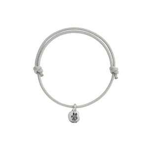 Silver Mini Disc Sailing Rope with Paw Print
