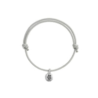 Silver Mini Disc Sailing Rope with Paw Print