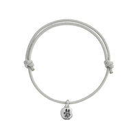 Silver Mini Disc Sailing Rope with Paw Print