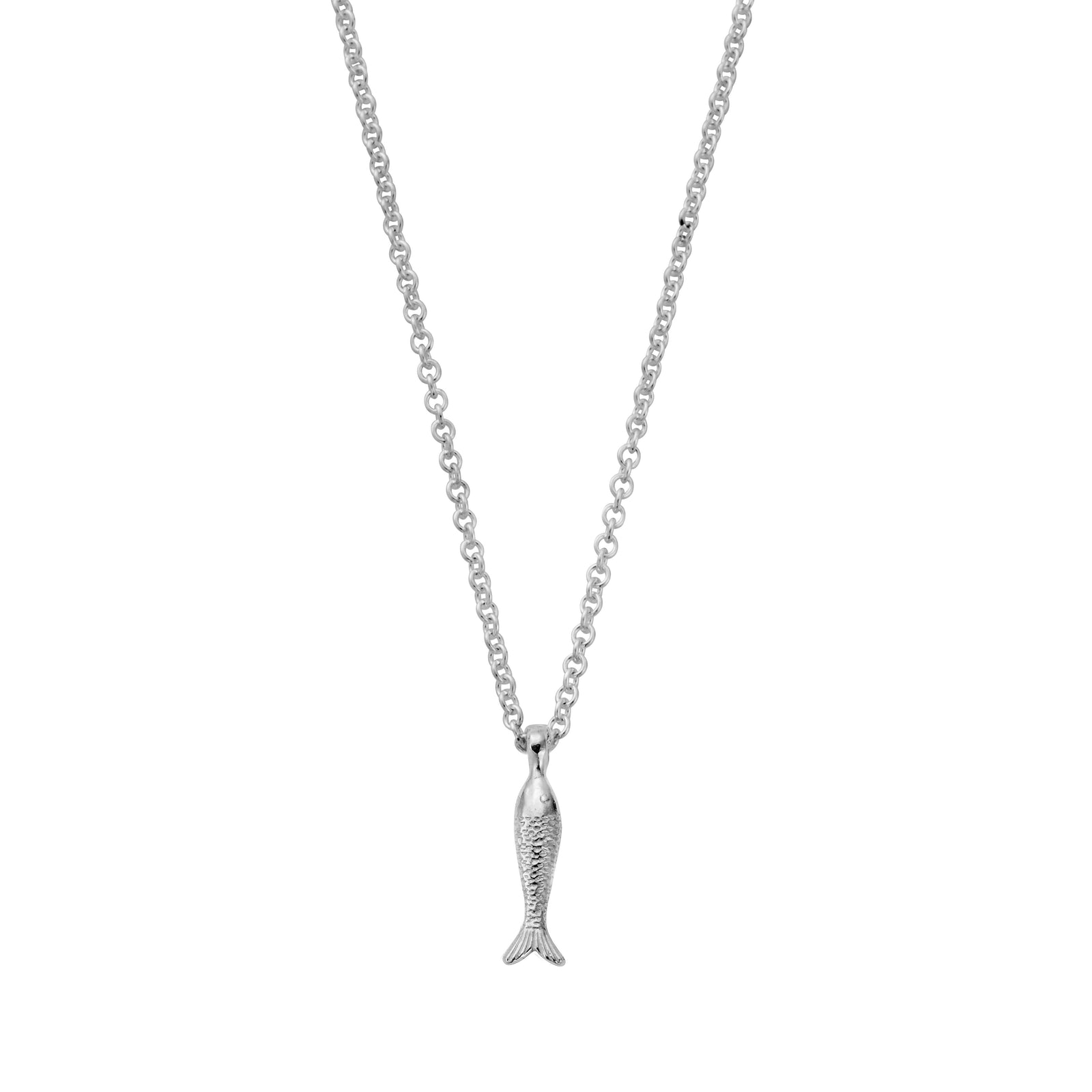 Silver Fish Necklace