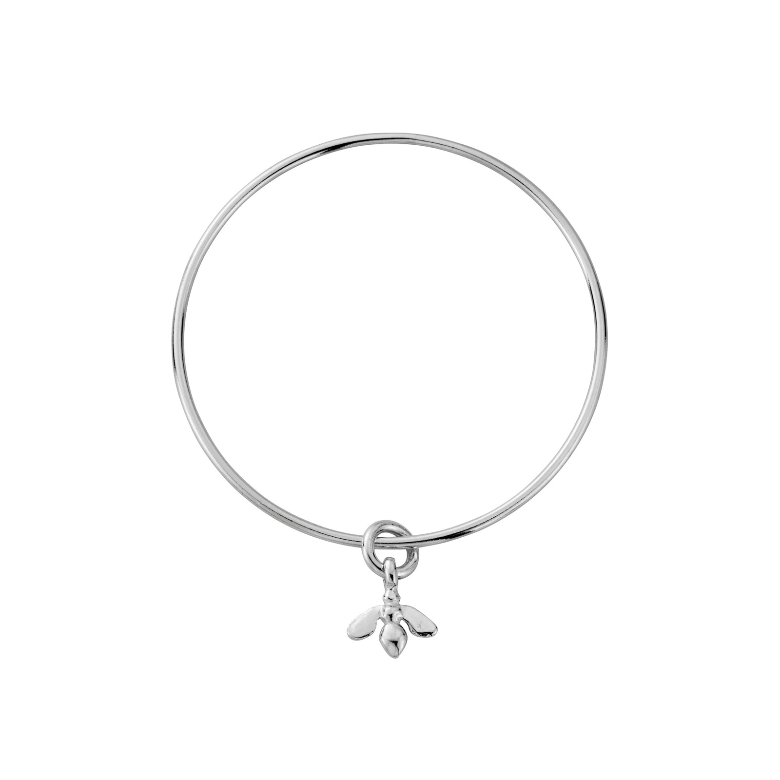 Silver Mini Honey Bee Bangle