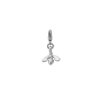 Silver Mini Honey Bee Lobster Charm