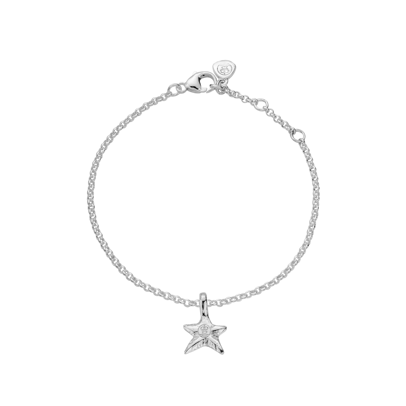 Silver Mini Star Chain Bracelet
