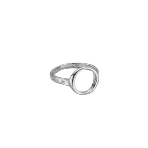 Silver Open Circle Ring