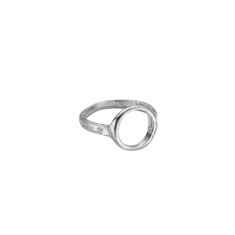 Silver Open Circle Ring