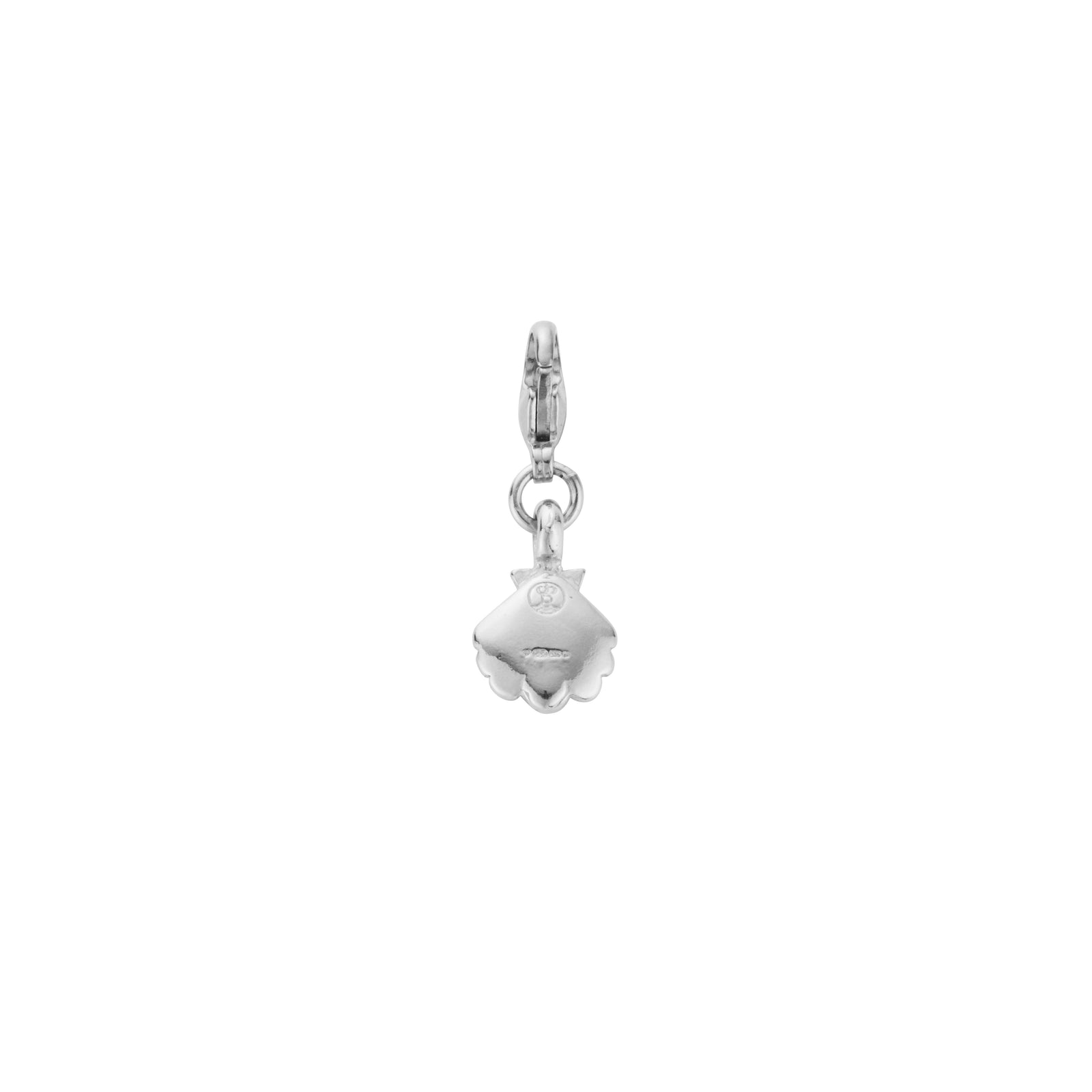 Silver Mini Scallop Shell Lobster Charm