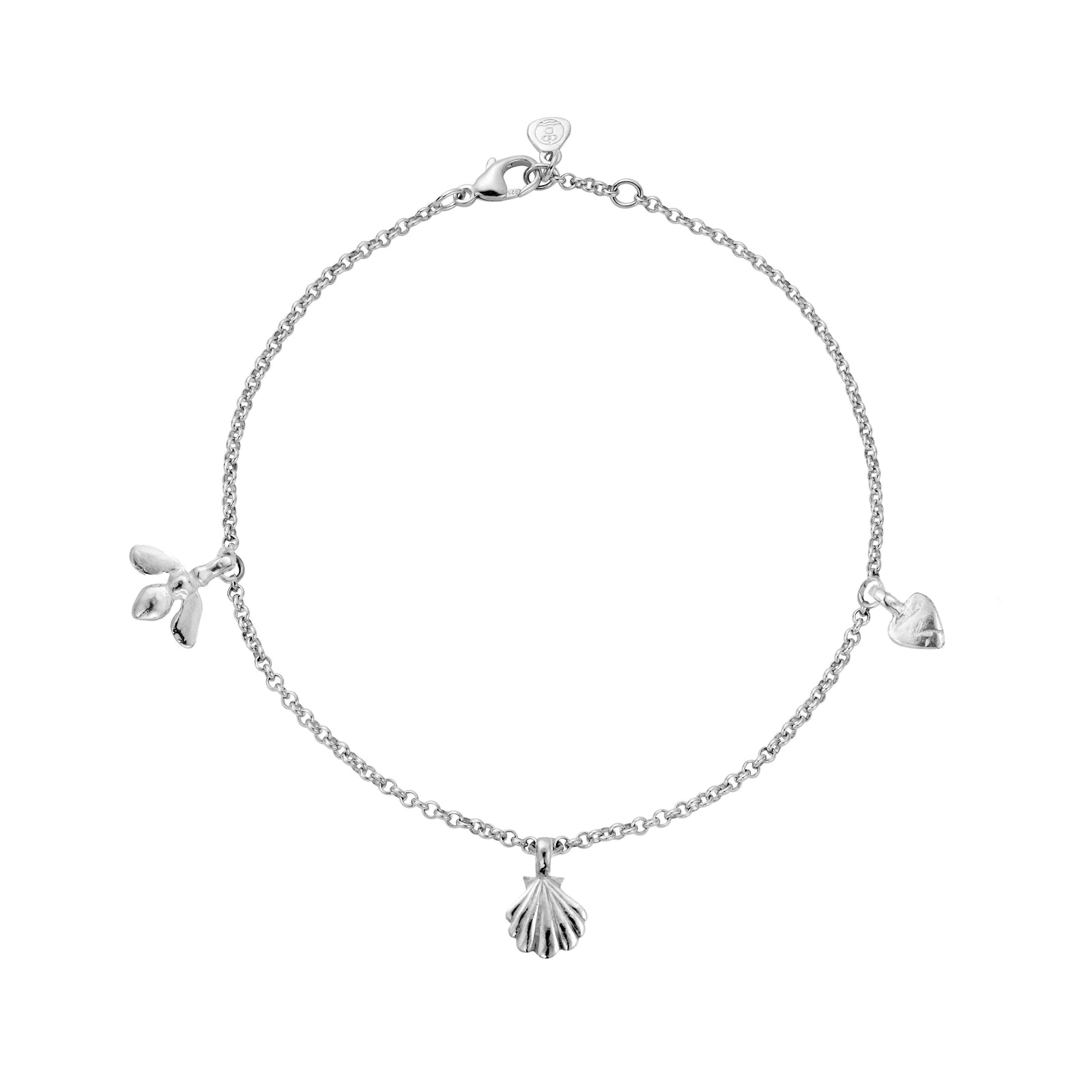 Silver Build Your Own Fixed Anklet