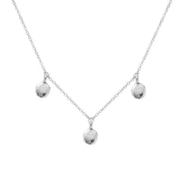 Silver Trio Mini Disc Necklace