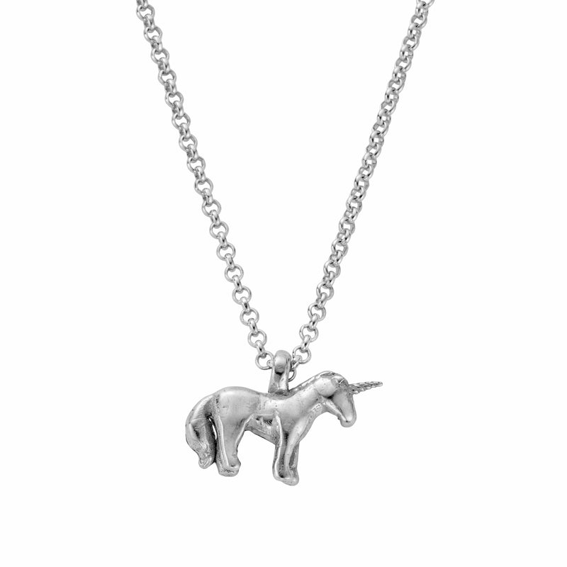 Silver Unicorn Necklace – Daniella Draper - Main Image