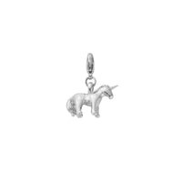Silver Unicorn Lobster Charm