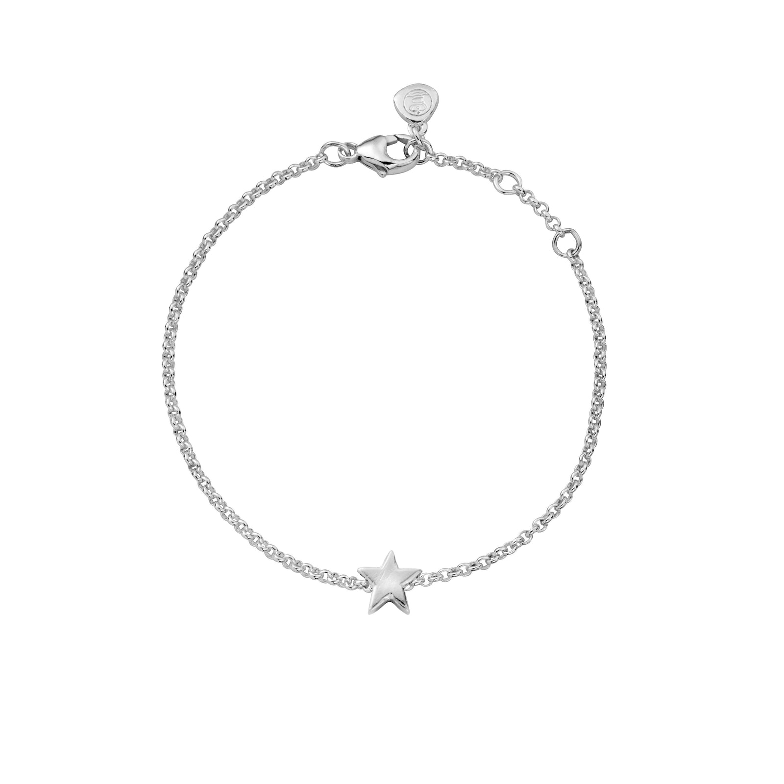 Silver Wishing Star Chain Bracelet