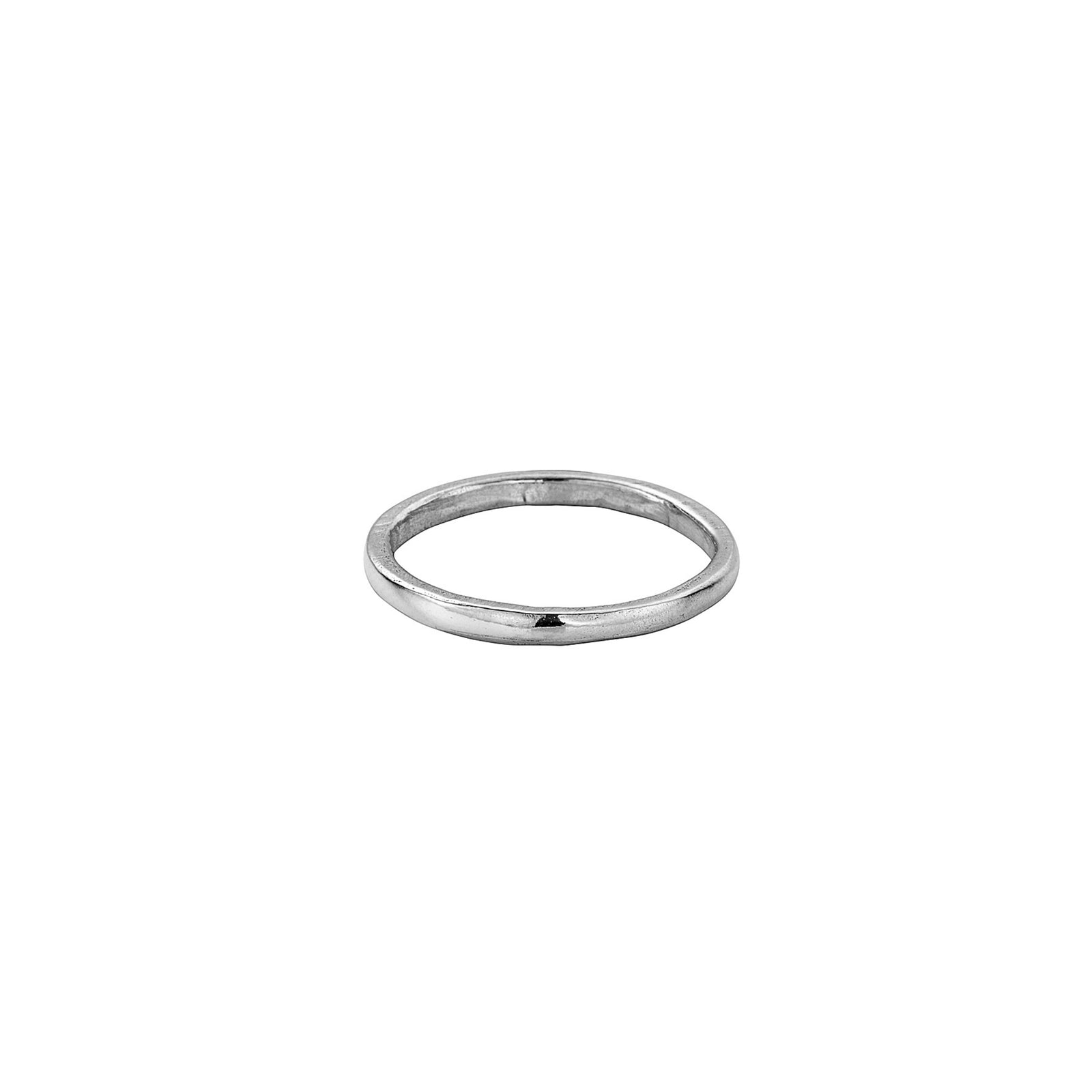 Silver Simple Wedding Band